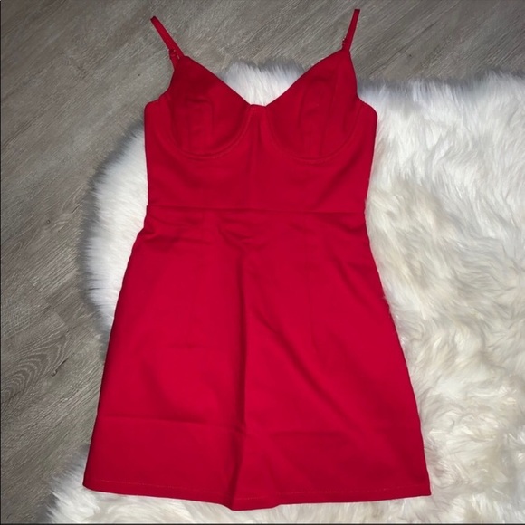 PRINCESS POLLY Red Mini Dress - Picture 10 of 11